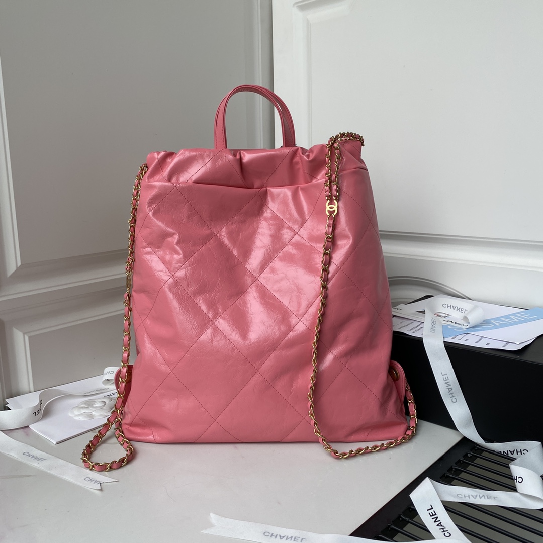 Calfskin 22 Backpack AS3133 Rose Pink